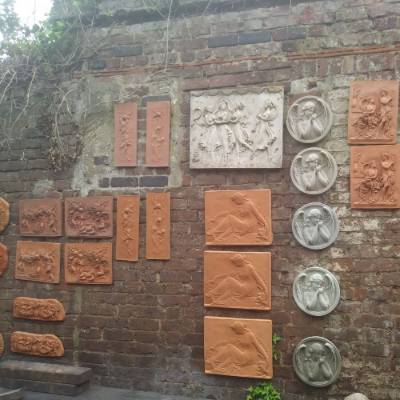 Terracotta Garden Wall Plaques, Garden Wall Plaques Uk